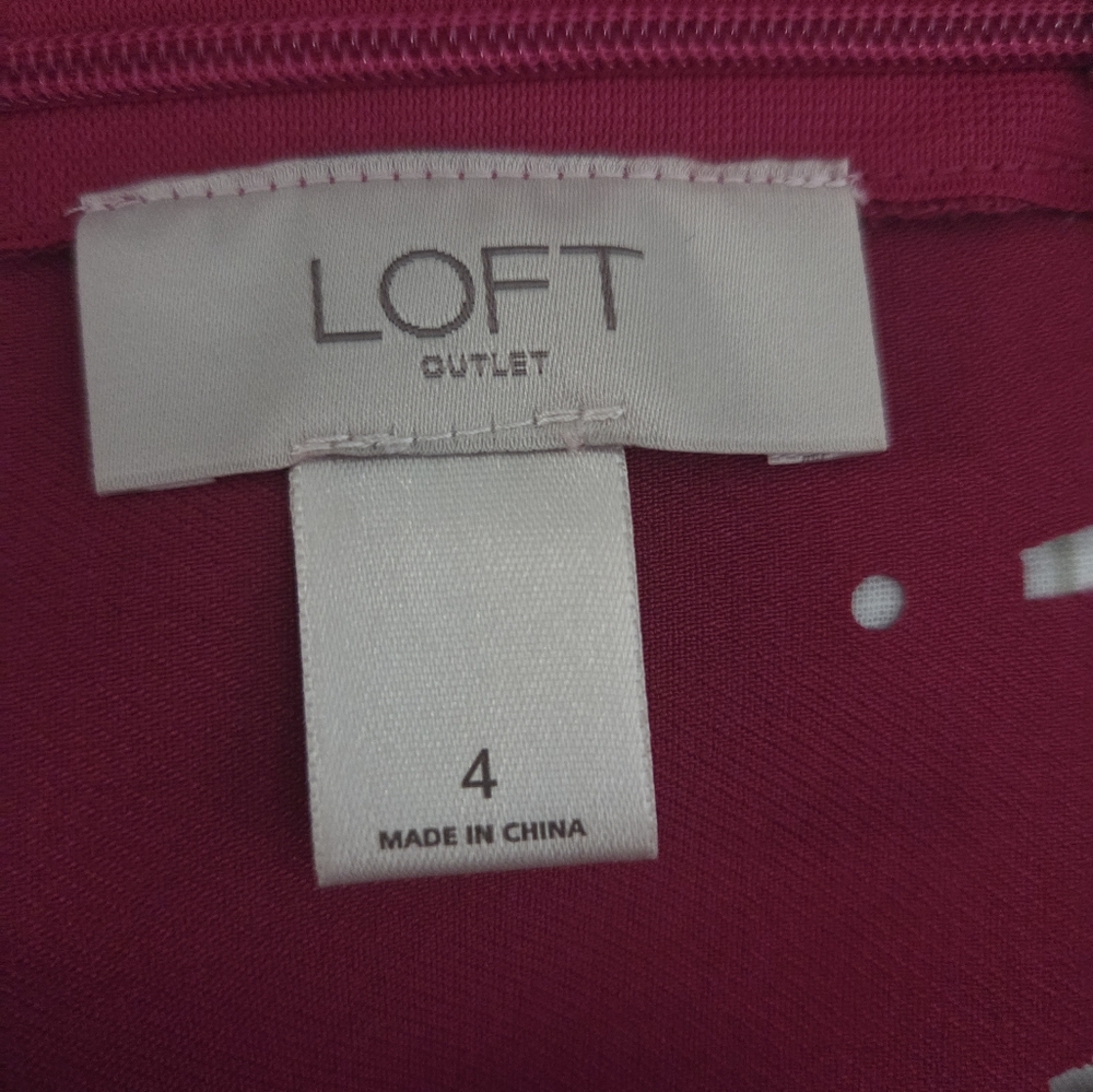 Elegant LOFT Pink Sheath Dress - Picture 3 of 5